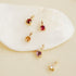 Three Claw Mini Citrine Pendant Charm in Yellow Gold